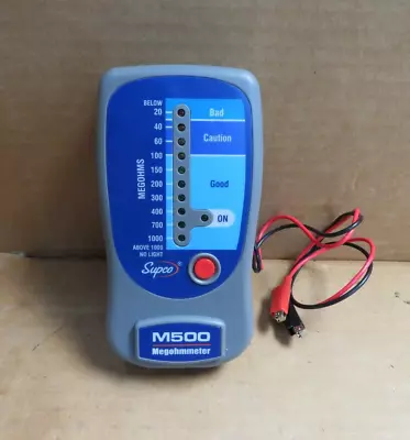 SUPCO M500 Megohmmeter Insulation Tester * • $38