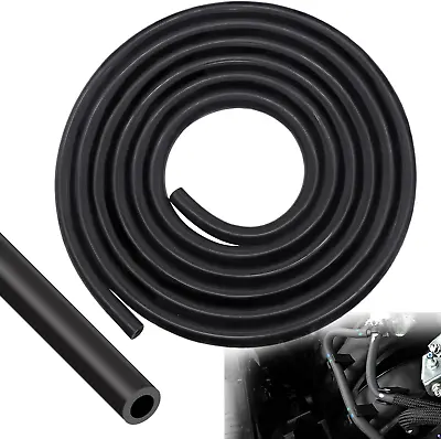 Taiss 6FT ID 3/8  (10Mm) Silicone Vacuum Tubing Hose Line (Black)High Temperatu • $14.70