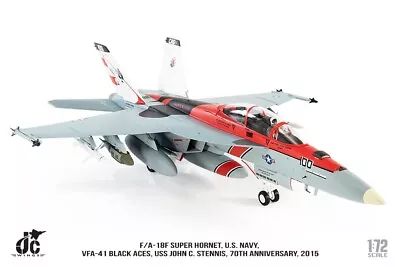 F/A-18F F-18 Super Hornet VFA-41 Black Aces - US Navy 1/72 Scale Diecast Model • $124.99