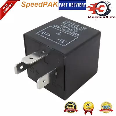 3-Pin Car Flasher Relay Fix Light LED Lamp Turn Signal Hyper Flash CF13 JL-02 • $8.88