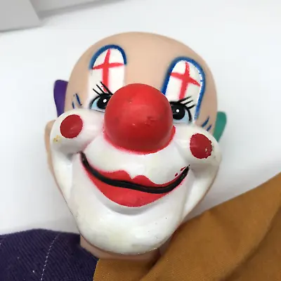 $17.49 • Buy Vintage Clown Hand Puppet Rubber Head Mr Rogers Neighborhood Theater
