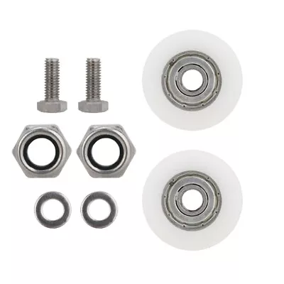 £4.76 • Buy Greenhouse 30mm Door Runner Sliding Wheels Window Rolling Rollers For Halls