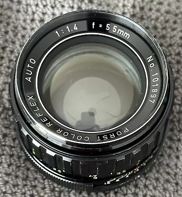 RARE.. Porst Color Reflex 55mm F1.4 MF M42 Portrait Lens Excellent Condition • $350