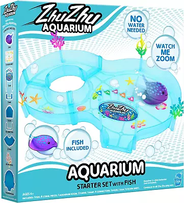 Zhu Zhu Aquarium Starter Set W Fish • £33.15