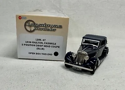 Lansdowne Models 1936 Railton Fairmile Drop Head Coupe LDM47 1/43 • £60