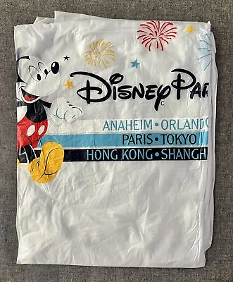 NEW Official Disney Parks DCL Child Size Clear Rain Poncho Hood Mickey Fireworks • $16