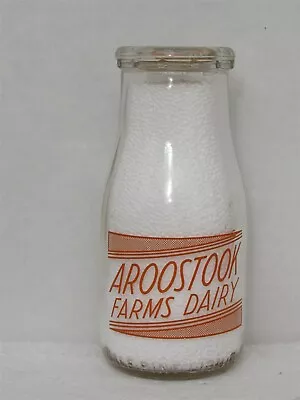 TRPHP Milk Bottle Aroostook Farms Dairy Aroostook ME AROOSTOOK COUNTY 1959 • $19.99