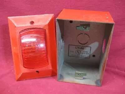 Vintage Space Age Electronics Fire Alarm Indicator Red Light #6 Untested • $75