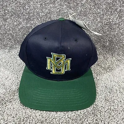 Vintage Milwaukee Brewers Snapback Hat Twins Enterprise Old Logo 90s NOS FLAW • $34.95