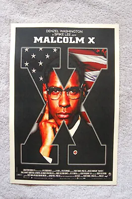 Malcolm X Lobby Card Movie Poster Denzel Washington  • £5.70