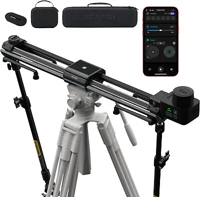 ZEAPON Micro 3 E1000 Motorized Slider DSLR Camera Video Double Distance Portable • $635