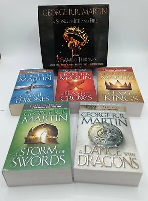 George R.R. Martin A Song Of Ice And Fire Complete Book Set Game Of Thrones  • $25