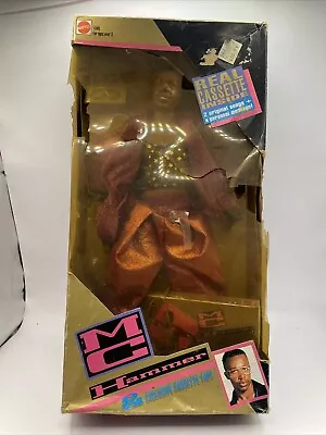 Sealed Vintage 1991 Mattel - MC Hammer Doll 12  Figure W/ Cassette Tape • $10