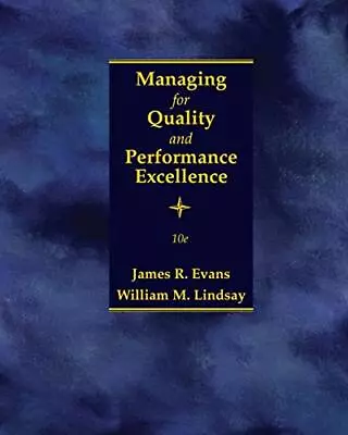 Managing For Quality And Performance Excellence • $5.92