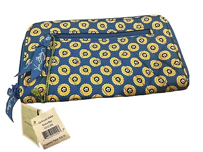 Vera Bradley Riviera Blue Zip Around Wallet 10112-006 VB146 • $19.99