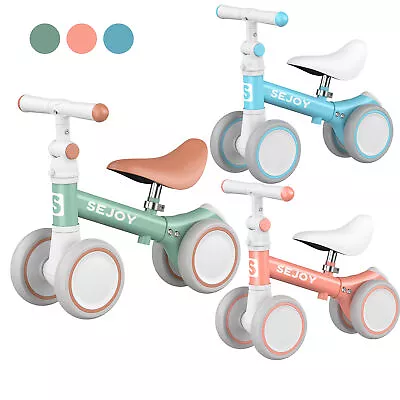 SEJOY Baby Balance Bike For 1 Year Old No Pedal Walker Toddler Trike Ride On Toy • £27.99