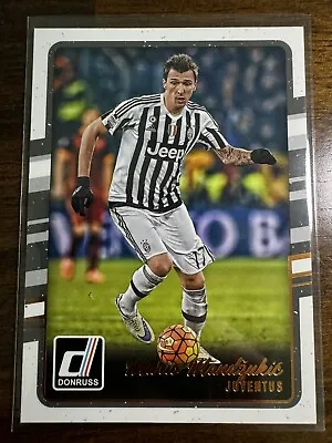 2016-17 Panini Donruss Soccer Mario Mandzukic #113 Juventus • $1.99