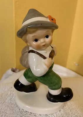 Vintage Hummel Goebel 5.5” German Boy W/Backpack #10 575 12~Happy Memories~1980s • $15