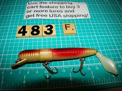 V0483 F Tom Mann's Hard Worm Fishing Lure • $11.95