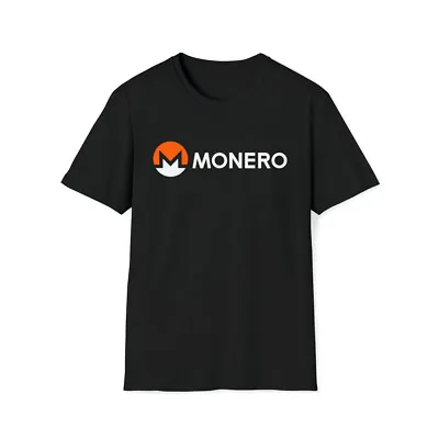 Monero XMR Softstyle Crewneck T-Shirt | Crypto • $22.79