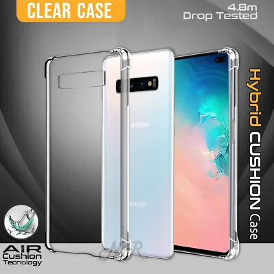 $5.99 • Buy For Samsung Galaxy S8 S9 S10 S21 S20 Note 9 10 Plus Clear Case Heavy Duty Cover