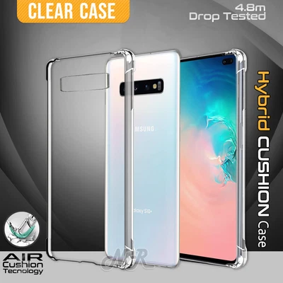 For Samsung Galaxy S8 S9 S10 S21 S20 Note 9 10 Plus Clear Case Shockproof Cover • $5.99