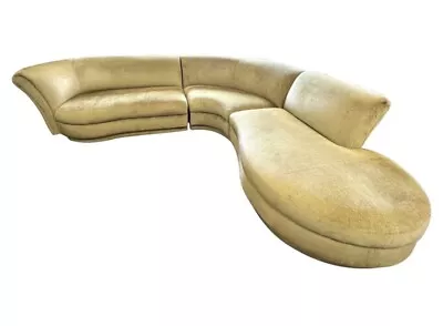 Stunning Mid Century Vladimir Kagan Style Custom Semi Circle Sectional Sofa 11FT • $5000