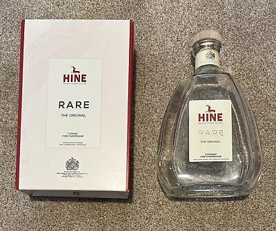 Hine Rare Cognac 70cl Empty Bottle Box And Stopper For Upcycling / Decorative • £2.45