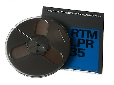 RTM LPR35 Reel To Reel Recording Tape 1/4  549m 7  Plastic Reel • £37