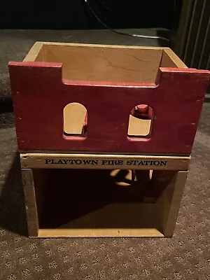 Vintage Playtown Fire Station • $85