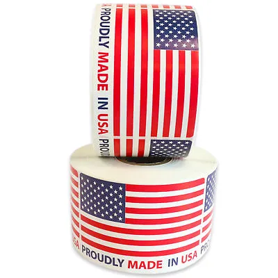 $119.99 • Buy 2x3 Proudly Made In USA Label Stickers 2  X 3  Labels 