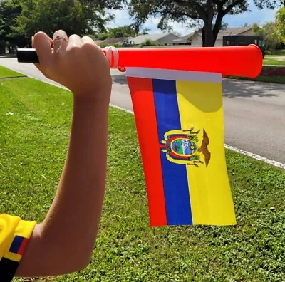 Ecuador 14  Plastic Vuvuzela Horn With Country Flag Stadium Game • $10.99