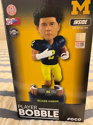 University Michigan Football Blake Corum Bobblehead National Champions • $150