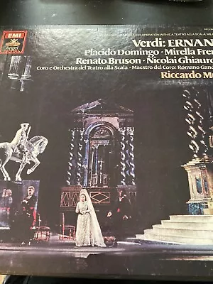 Verdi Ernani 1983 EMI Angel Digital DSCX-3942 3LP Box Set Signed By Artists VG+ • $78