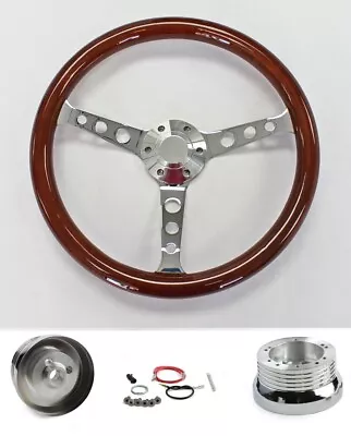 60-73 All VW Volkswagen Beetle Bug Mahogany Steering Wheel 15  • $199.96