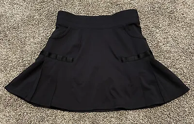 $16 • Buy Athleta Action Skort Womens XS Skirt Shorts Black Pockets