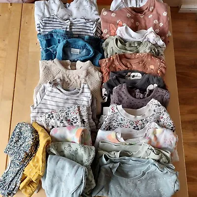 Baby Girl Clothes 6-9 Months 22 Items Bundle (Bundle 2) • £16