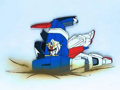 Mobile Suit Gundam ZZ - Zeta Gundam On The Ground Z - 1-layer Production Cel • $250