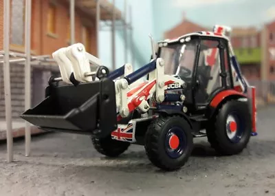 £32 • Buy JCB 3CX Excavator Union Jack 1:76 OO/00 Oxford Hornby Bachmann Scenecraft Model