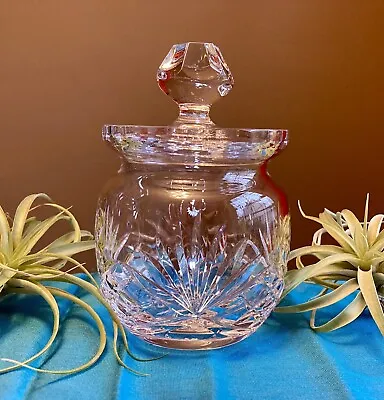 Vintage Rogaska Crystal Jam Jar Honey/Mustard Pot W/ Lid 5” Tall Nice! • $29