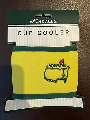 2024 Masters Yellow Cup Cooler Koozie Augusta National Masters Golf Tournament • $18