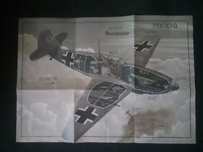 MESSERCHMITT Me 109 CUTAWAY DRAWING POSTER • $16.07