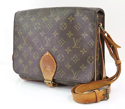 Authentic LOUIS VUITTON Cartouchiere GM Monogram Shoulder Bag Purse #56290 • £270.08