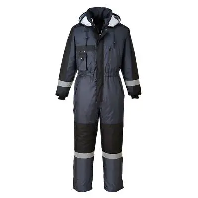 Padded Waterproof Winter One Piece Overall Coverall Boiler Suit - Portwest S585  • £77