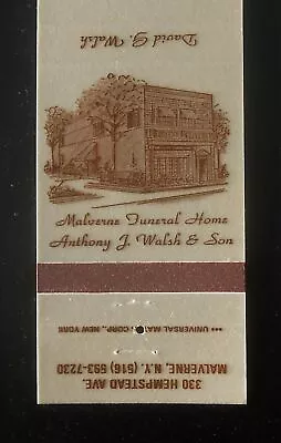 1970s Malverne Funeral Home Anthony J. Walsh & Son David G. Walsh Malverne NY MB • $5.32