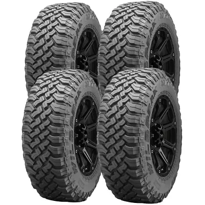 (QTY 4) 35x12.50R15LT Falken Wildpeak M/T01 113Q Load Range C Black Wall Tires • $1268.96