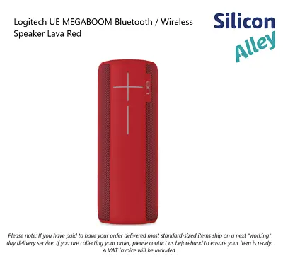 Logitech UE MEGABOOM Bluetooth / Wireless Speaker   Lava Red • £175