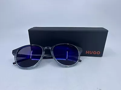 $15.51 • Buy Hugo By Hugo Boss Sunglasses HG1127/S ZX9XT Blue Turquoise Blue Mirror With Case