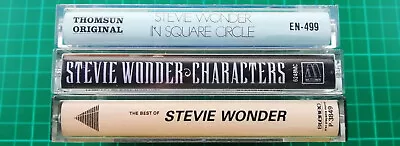 Stevie Wonder X3 Cassette Tape Job Lot • $12.63