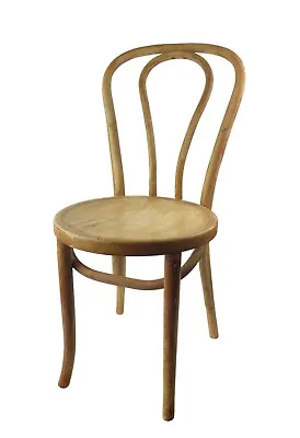 Vintage Hairpin Bentwood Chair Dining Bistro Cafe Ice Cream Parlor Natural Wood • $129.99